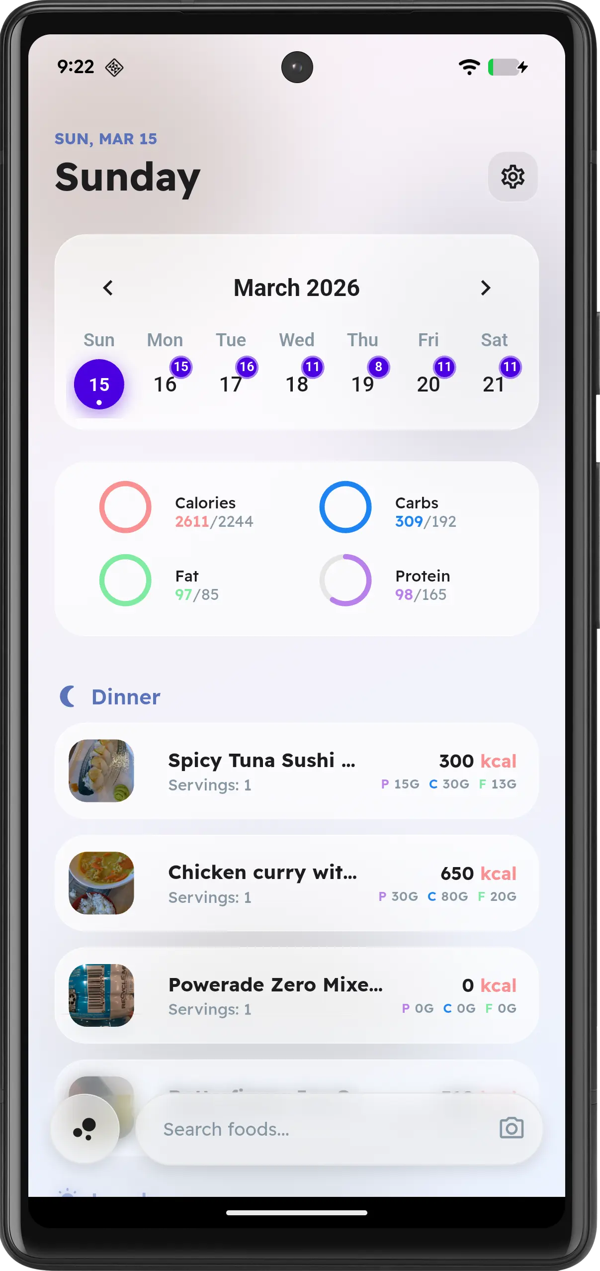 Daily Calorie Calculator